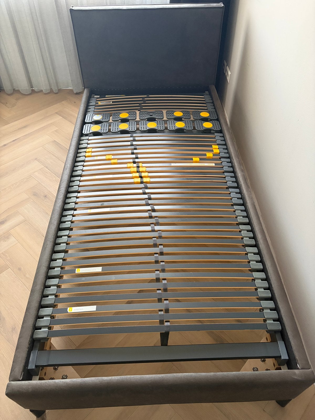 Bossflex deluxe 600 lattenbodem beterbed, Ophalen, Gebruikt, 90 cm, Eenpersoons