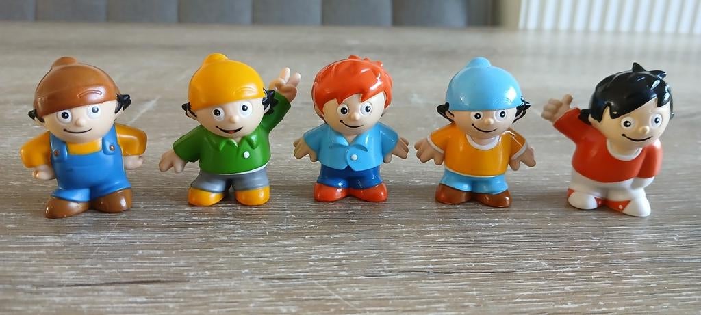 Set 5 ZDF mainzelmännchen poppetjes figuren, Ophalen of Verzenden, Gebruikt