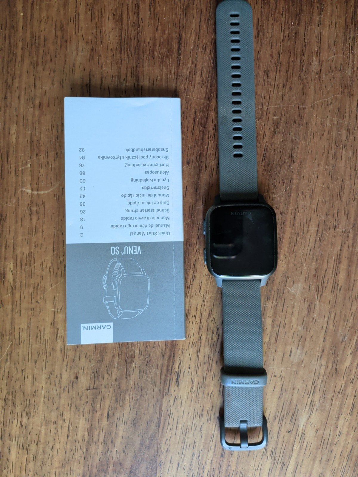 Venu SQ GARMIN smartwatch sporthorloge, Gebruikt, Zwart, Ophalen of Verzenden, Waterdicht