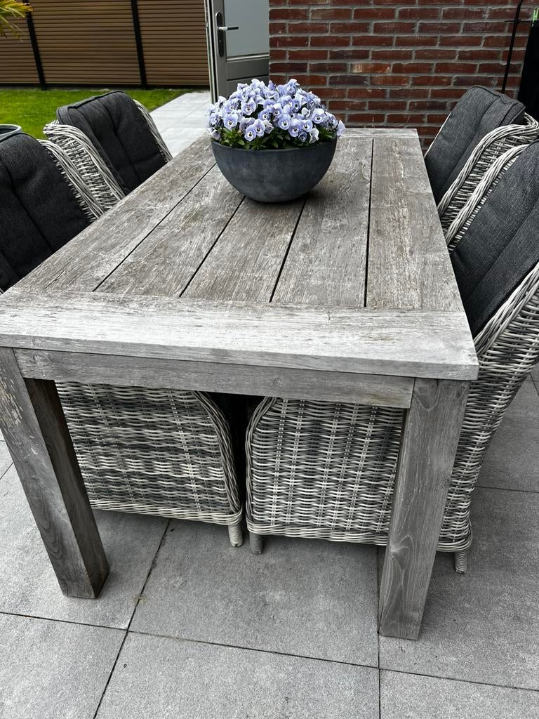 Luxe tuinset van Intratuin, Tuin en Terras, Ophalen, Zo goed als nieuw, Hout