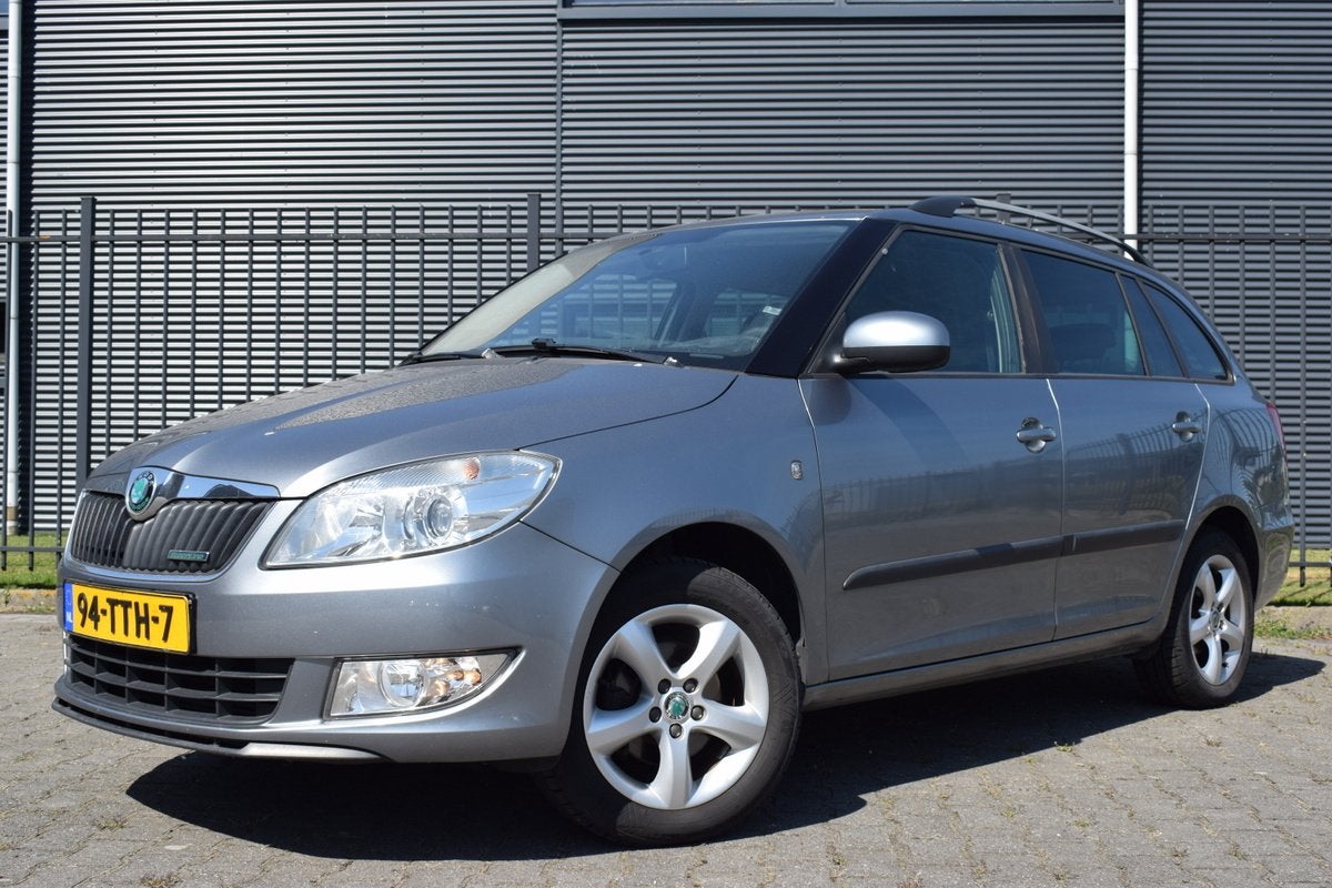Skoda Fabia Combi 1.2 TDi Greenline Airco | Cruise Control |, Auto's, Skoda, Voorwielaandrijving, Euro 5, Stof, Zwart