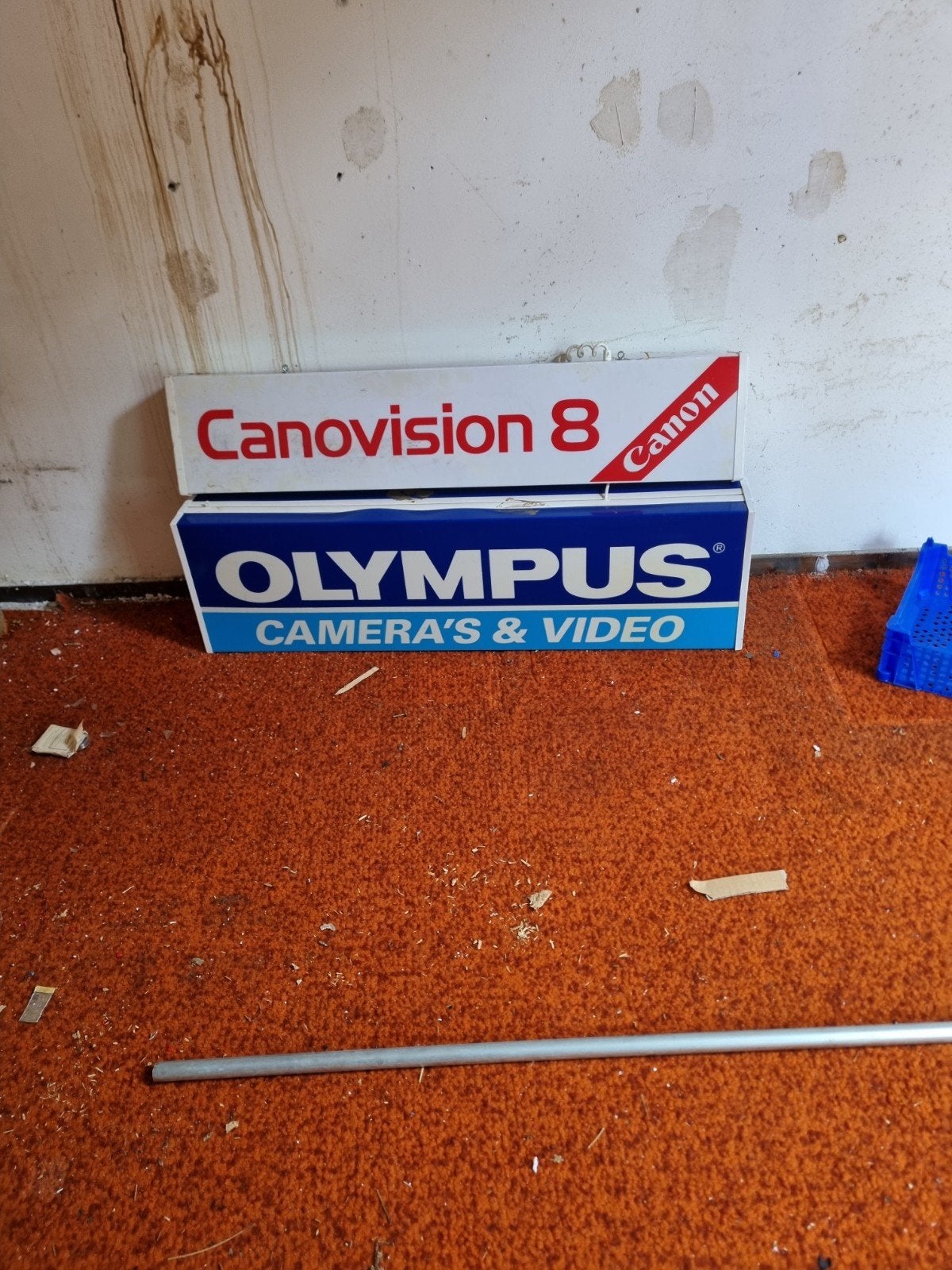 Te koop reclame verlichting canon en olympus, Ophalen of Verzenden, Audio en Video