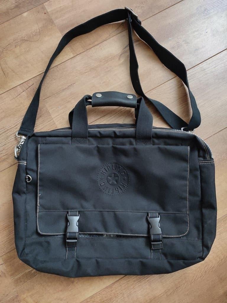 Kipling Laptoptas Schoudertas Zwart  Unisex  Back to School, Ophalen of Verzenden, Gebruikt, Zwart, Kipling