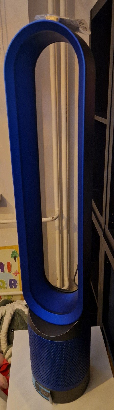 Te koop! Dyson Pure Cool Toren Blauw luchtreiniger, Witgoed en Apparatuur, Ophalen, Ventilator met afstandsbediening, Zo goed als nieuw