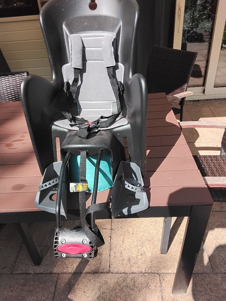 fietszitje, Fietsen en Brommers, Fietsaccessoires | Fietsstoeltjes, Ophalen, Achterzitje, 0 t/m 18 kg, Polisport achterzitje