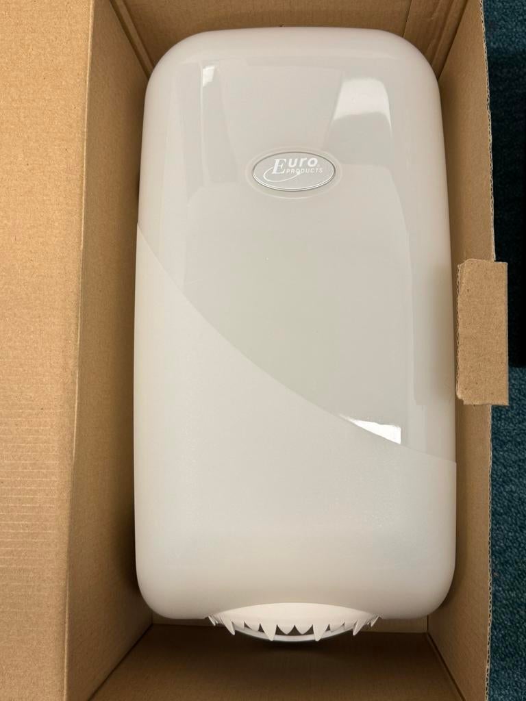 Handdoeken dispenser bijna nieuw, Ophalen of Verzenden, Zo goed als nieuw, Wit, Overige typen