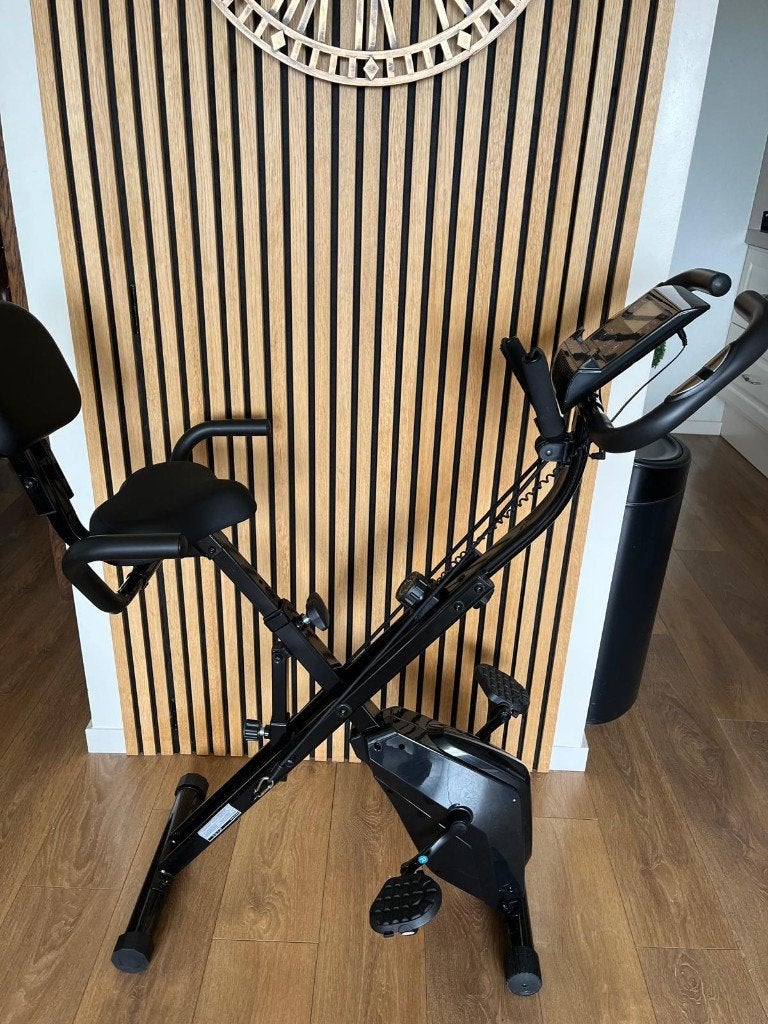 hometrainer met rugsteun en arm training, Sport en Fitness, Fitnessapparatuur, Ophalen, Nieuw, Metaal, Hometrainer