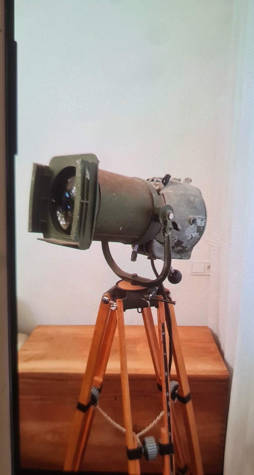 Vintage Arri Houten Statief met Spotlight, Ophalen of Verzenden