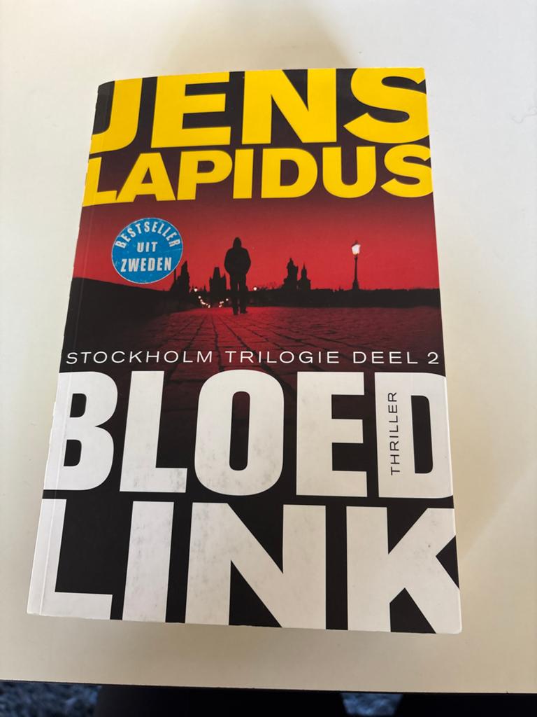 Jens Lapidus - Bloedlink (Stockholm Trilogie Deel 2), Ophalen, Zo goed als nieuw, Scandinavië