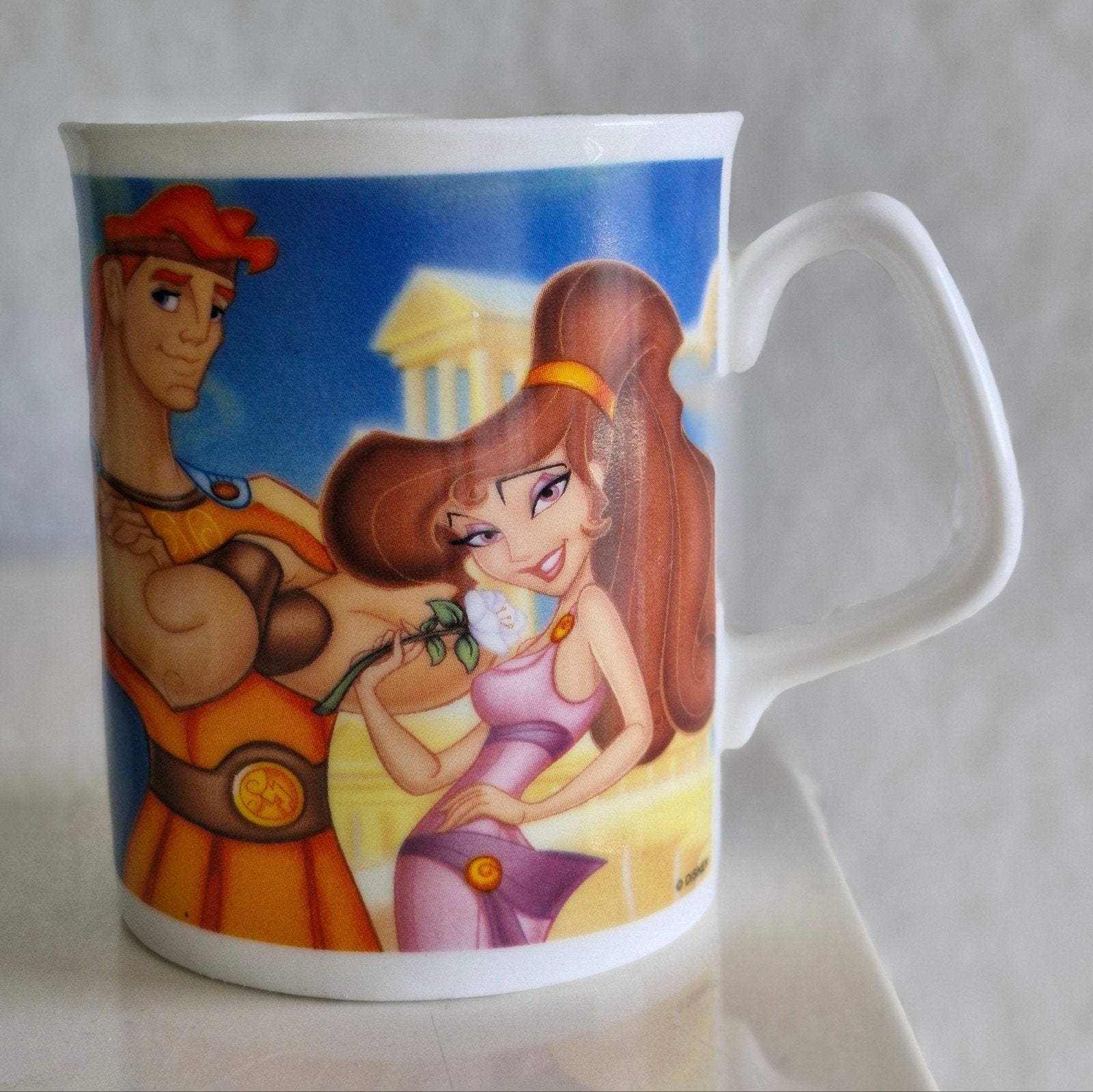 Disney Beker Hercules, Verzamelen, Disney, Ophalen of Verzenden, Zo goed als nieuw, Servies