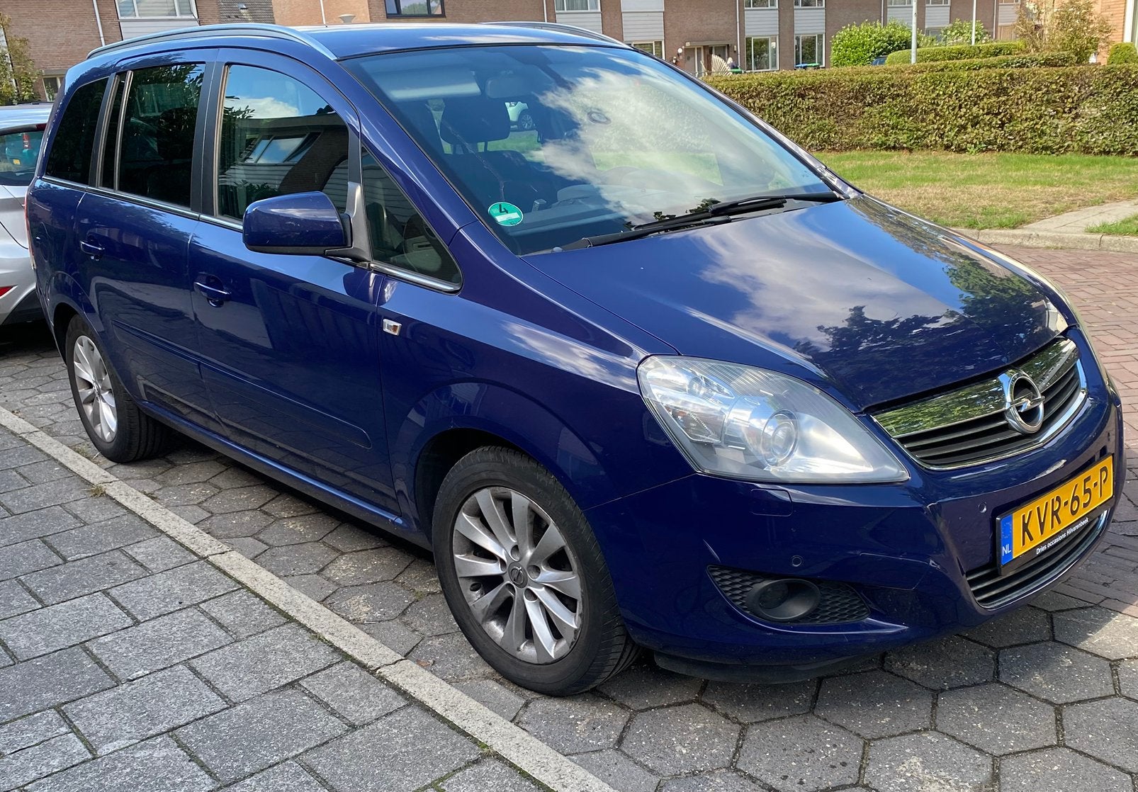 Opel Zafira B 2014, 1.8L benzine, Auto's, Voorwielaandrijving, 4 cilinders, Blauw, 14 km/l
