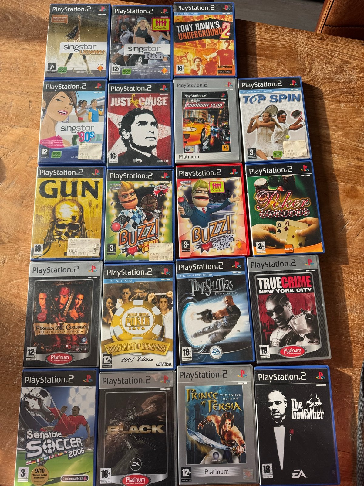 Grote collectie PlayStation 2 games - Diverse genres, Ophalen, Gebruikt, Vanaf 18 jaar, Overige genres