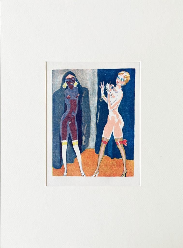 Kees van Dongen 1955 in passe-partout en gratis verzending, Ophalen of Verzenden