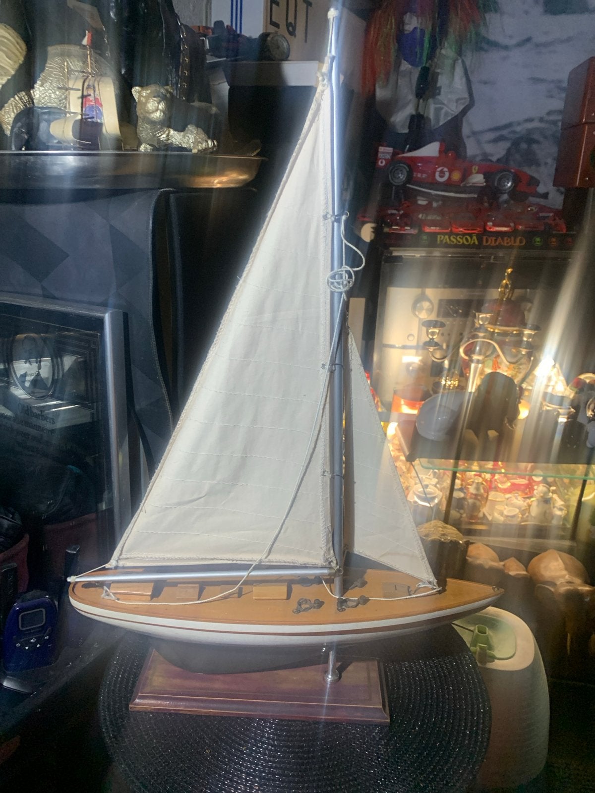 Prachtig Zeilboot Model - Decoratief en Gedetailleerd 60x40, Ophalen of Verzenden, Zo goed als nieuw, Groter dan 1:32, Overige merken