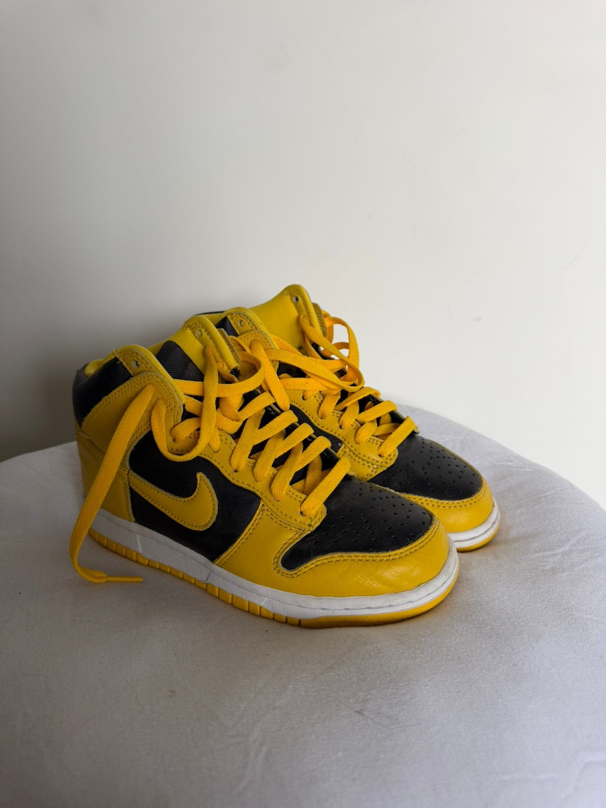 Nike Dunk High Varisity Maize 36,5, Overige kleuren, Ophalen of Verzenden, Sneakers of Gympen, Gedragen