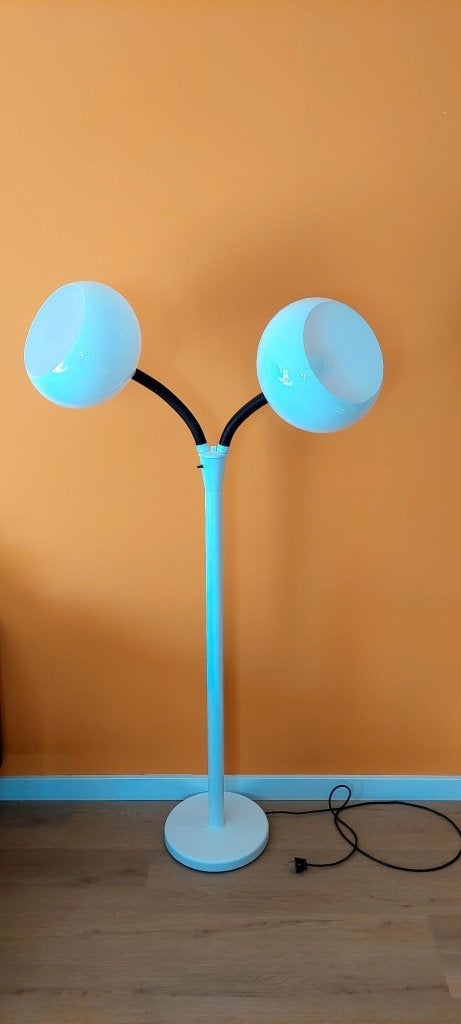 Vintage Dijkstra Space Age Vloerlamp | Jaren 70 Mushroom, Ophalen, Eu, Kunststof, Vintage Spage age