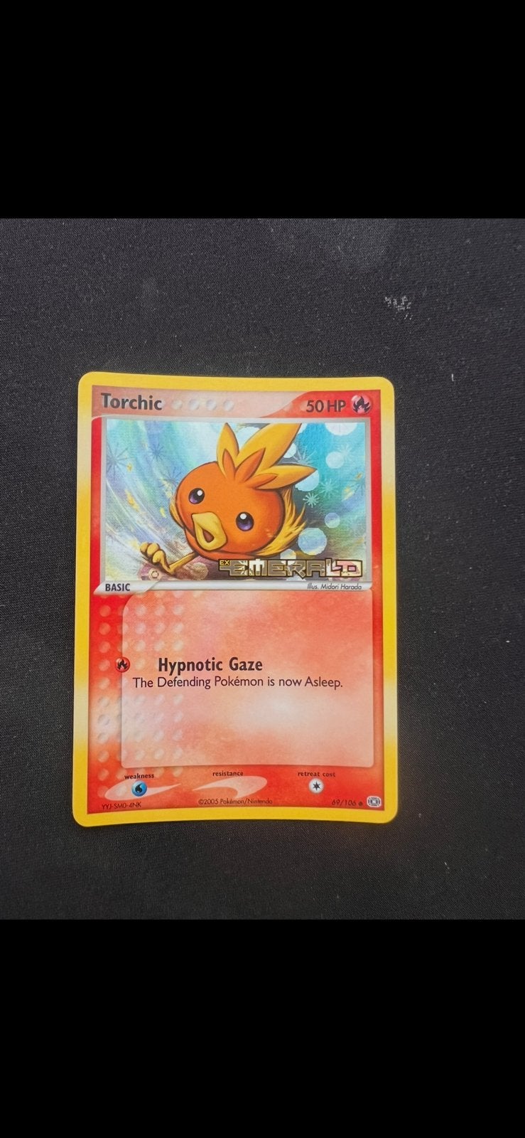Torchic Stamped – EX Emerald 69/106, Ophalen, Zo goed als nieuw