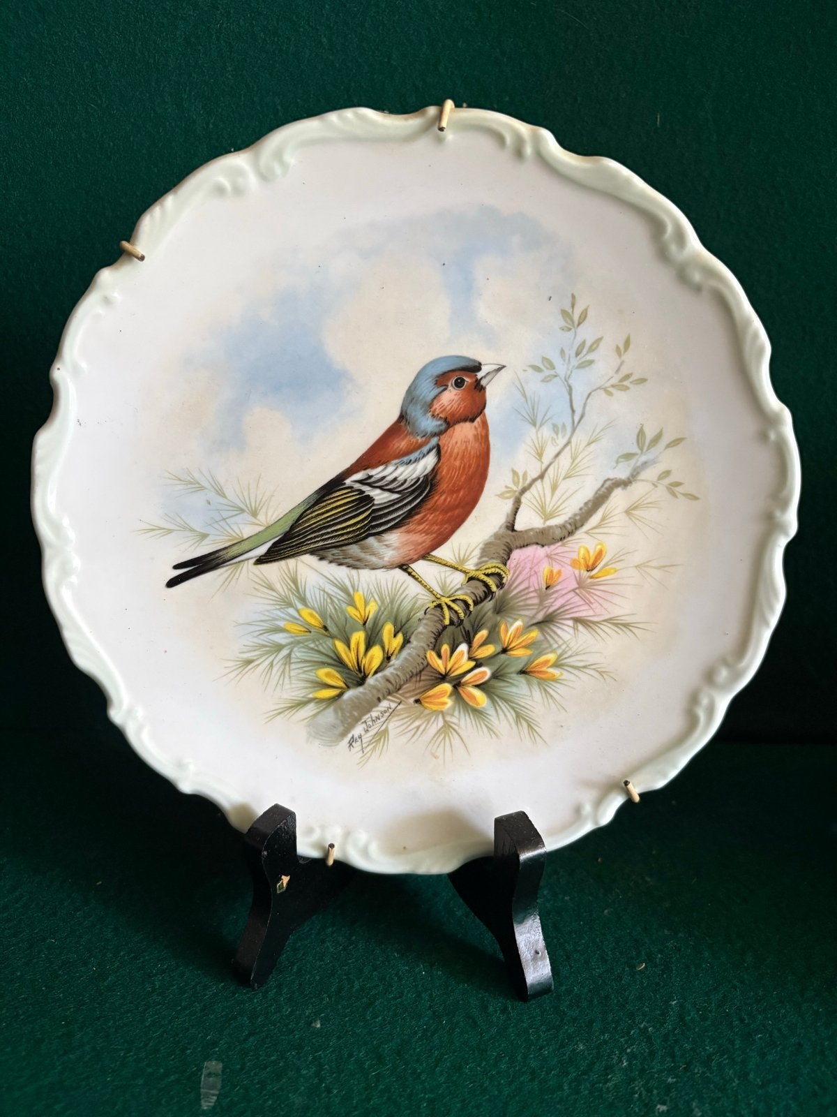 Royal Albert Woodland Birds Collectie - Vink (1982), Antiek en Kunst, Ophalen of Verzenden
