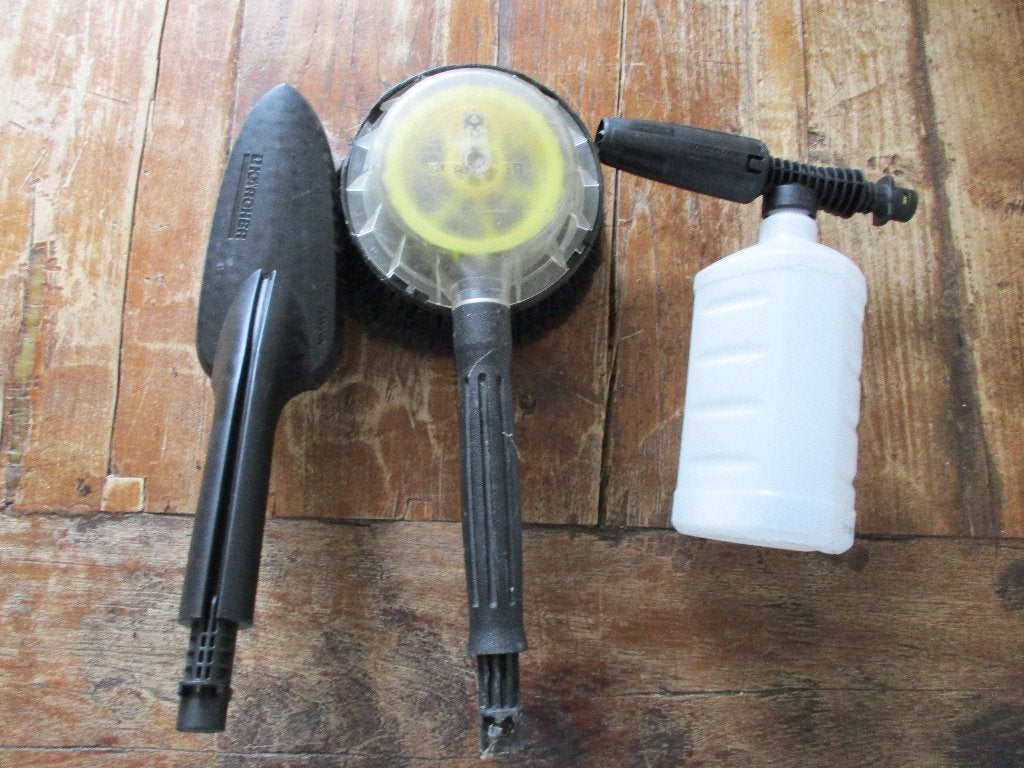2 Karcher autowasborstels en foamjet, Ophalen of Verzenden, Zo goed als nieuw, Elektrisch, Kärcher