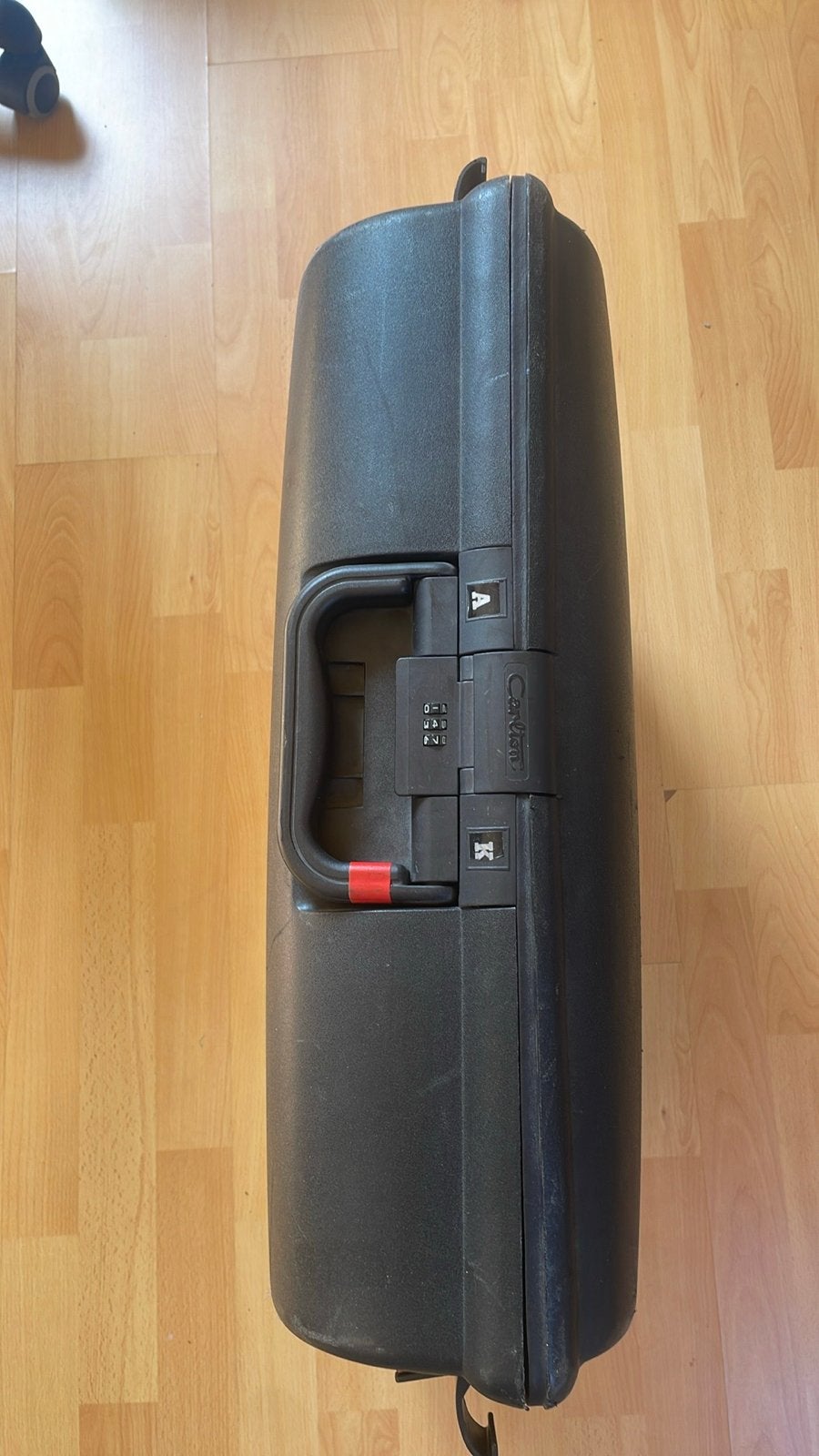 Carlton Koffer Zwart - In zeer goede staat., 50 tot 60 cm, Hard kunststof, 45 tot 55 cm, Slot