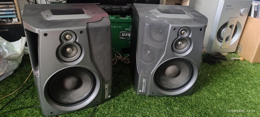 AIWA Luidsprekers + surround-spreker/ Speakers + surround, Audio, Tv en Foto, Luidsprekers, Ophalen, 120 watt of meer, Front, Rear of Stereo speakers