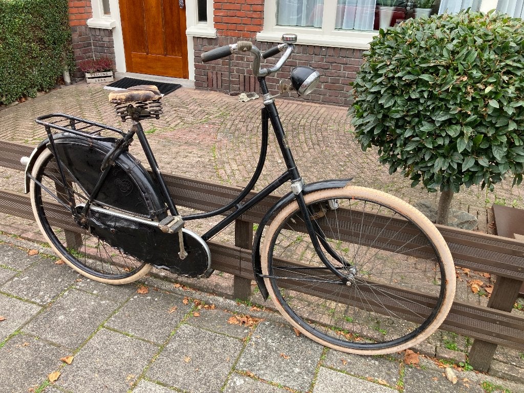 Vesting damesfiets oldtimer ong. 1950, Fietsen en Brommers, 55 tot 59 cm, Ophalen, Terugtraprem, Jaren '50