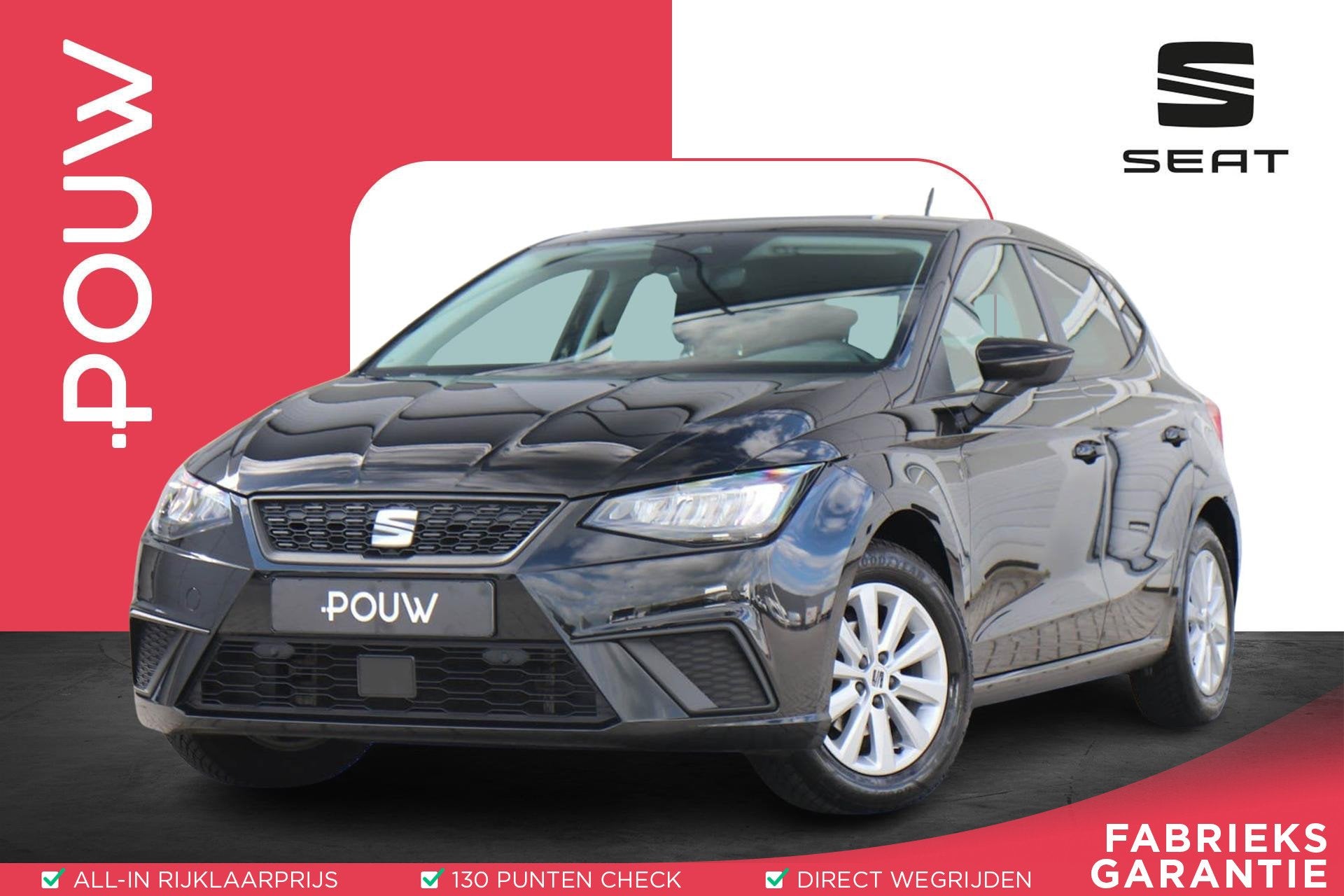 SEAT Ibiza 1.0 TSI 95pk Style Business Intense | Navigatie |, Auto's, Voorwielaandrijving, 12 maanden, 95 pk, 1054 kg