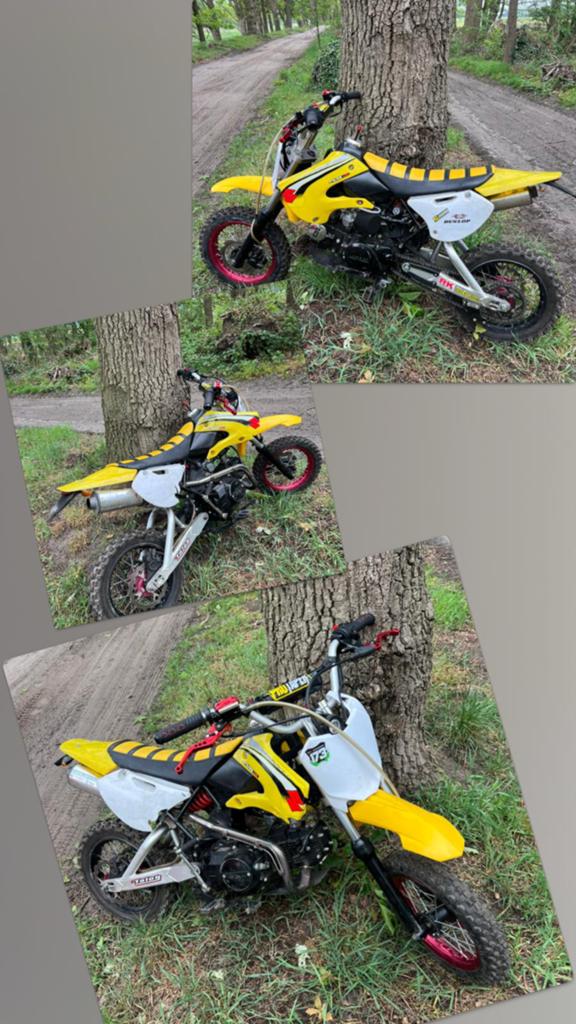 Masai 50 crossmotor te koop 125cc 4t €950,- !, Fietsen en Brommers, Brommers | Crossbrommers, Gebruikt, Suzuki, Ophalen