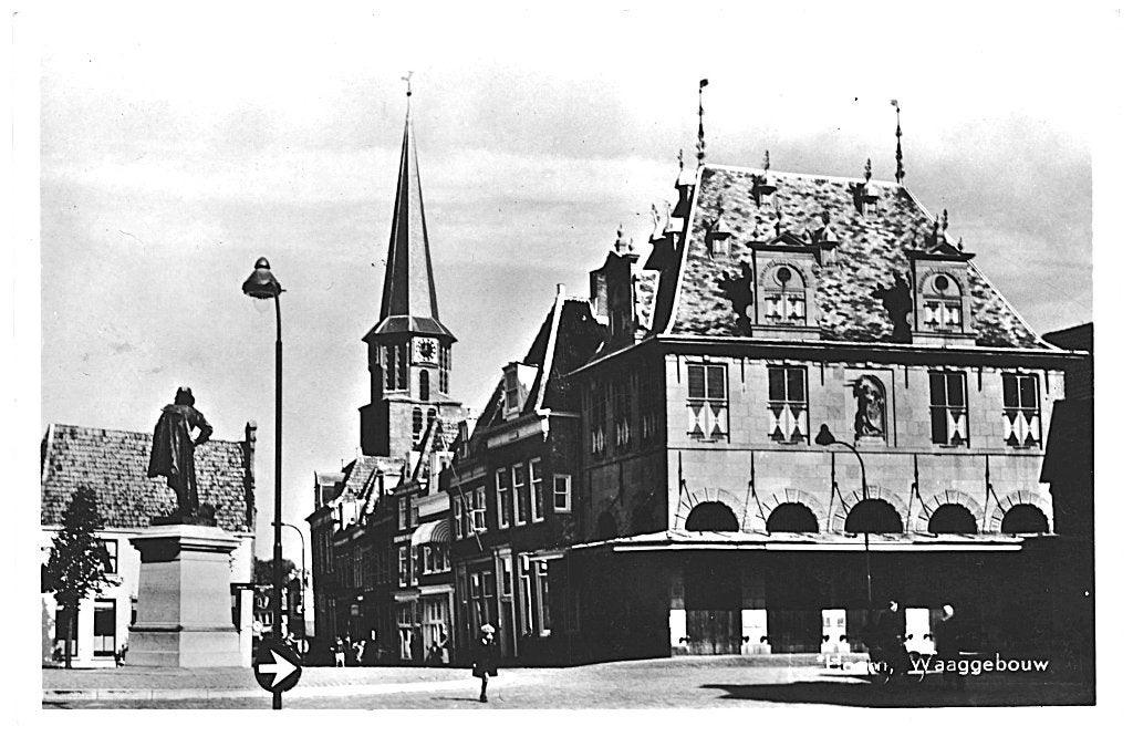 700166 Hoorn NH jr 40 50 Gelopen met postzege, Ophalen of Verzenden, 1940 tot 1960, Gelopen, Noord-Holland