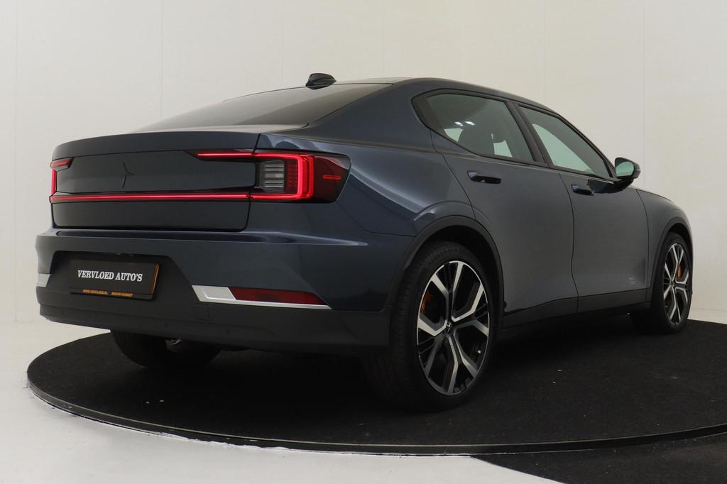 Polestar 2 LONG RANGE DUAL MOTOR LAUNCH EDITION 78kWh -PANO., Automaat, Polestar 2, 110 €/maand, Blauw