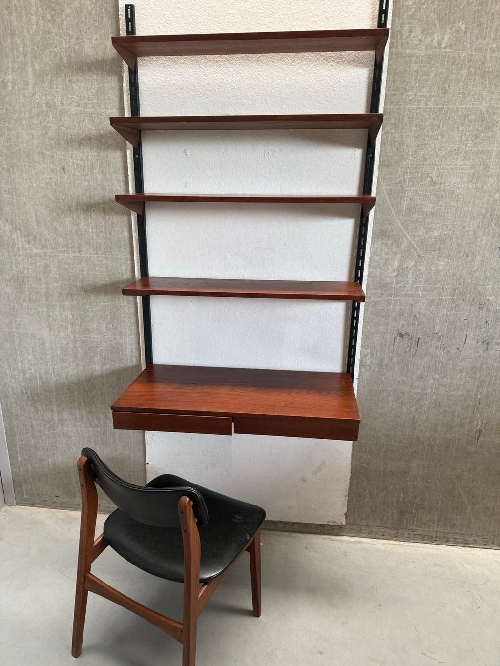 Kai Kristiansen Teak Wandmeubel | Bureau | Jaren '60 Deens, Gebruikt, Ophalen of Verzenden, X, X