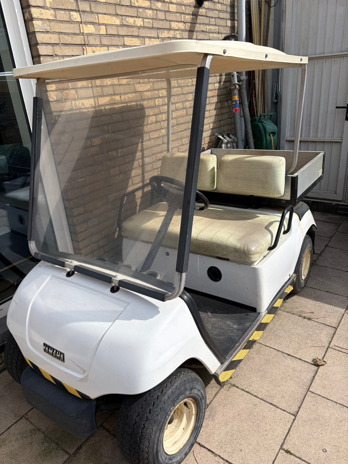 Yamaha Golfkar 48v met trekhaak en laadbak, Ophalen, Gebruikt, Golfkar, Overige merken
