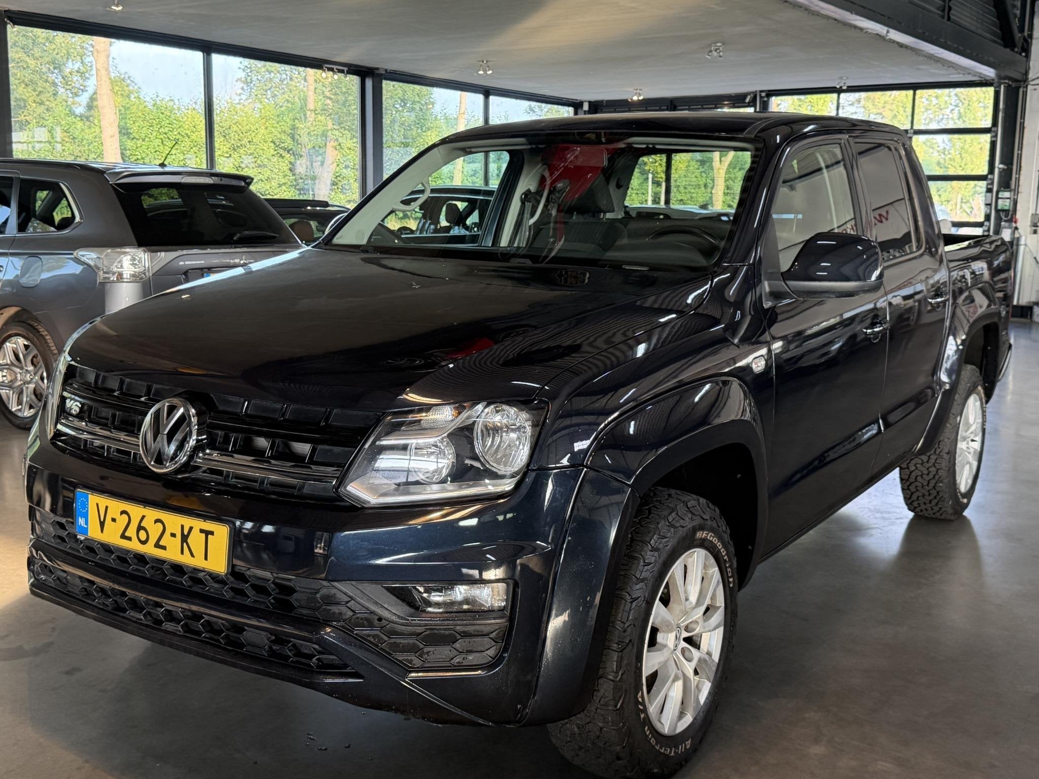 Volkswagen Amarok 3.0 TDI 4Motion Plus Cab Comfortline, Auto's, Stof, Gebruikt, Start-stop-systeem, Blauw