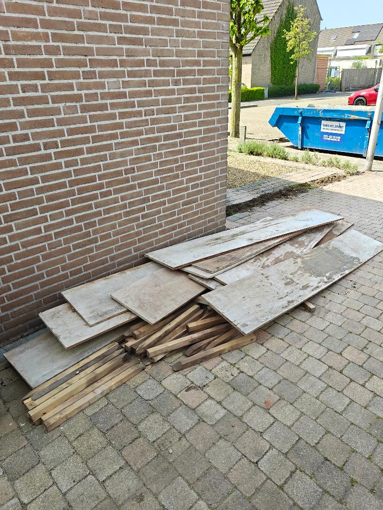 Hout voor bekisting, Ophalen, Gebruikt, 200 tot 250 cm, 50 mm of meer