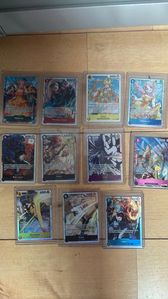 Diverse One Piece Kaarten - Zeldzame Collectie, Hobby en Vrije tijd, Verzamelkaartspellen | Overige, Ophalen of Verzenden, Nieuw