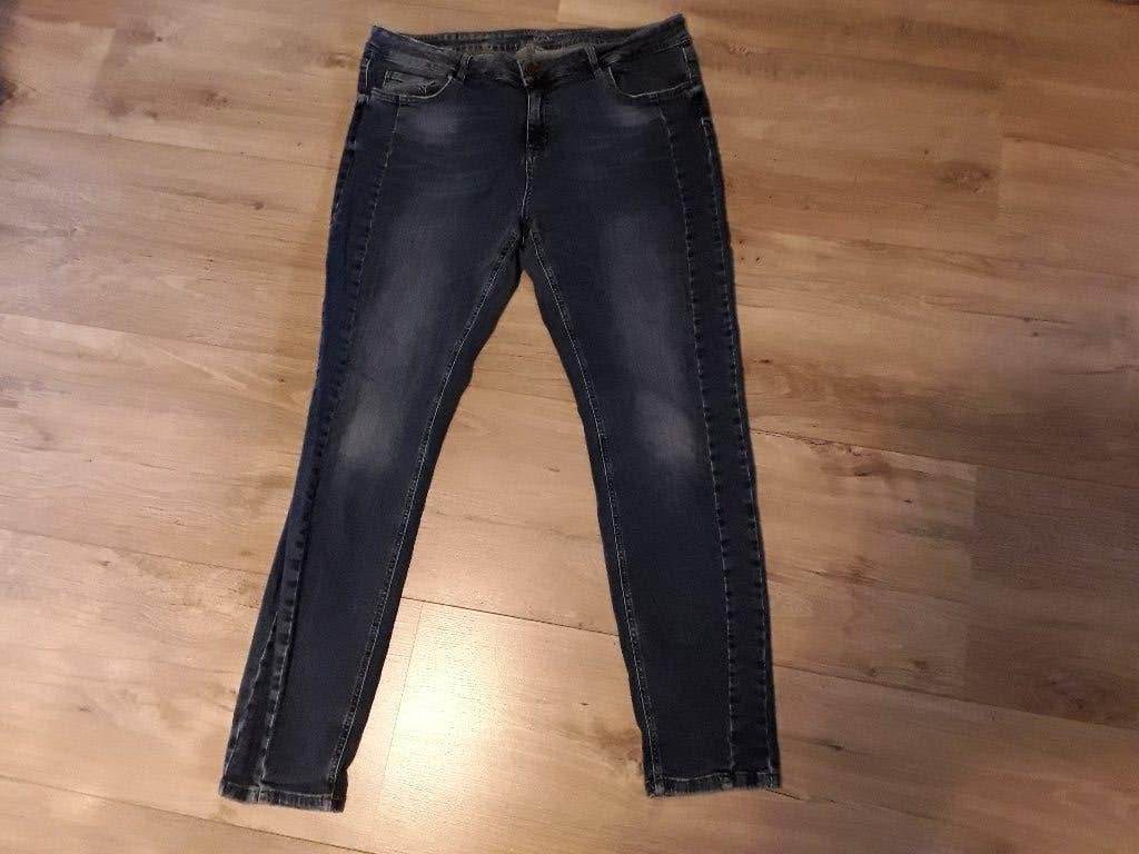 Miss Etam Blauwe Spijkerbroek Myra Maat 46, Blauw, Overige jeansmaten, Ophalen of Verzenden, Miss Etam