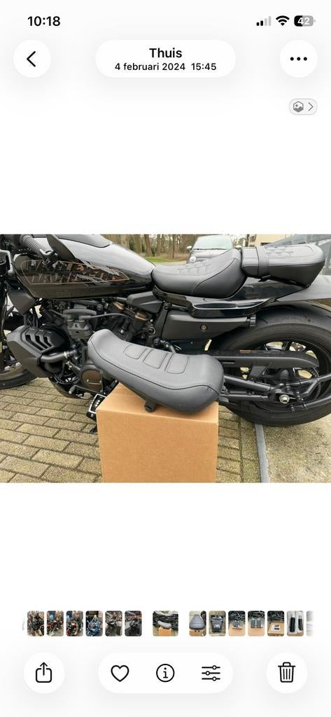 Origineel Harley Davidson zadel Sportster S (2023) - Nieuw, Motoren, Onderdelen | Harley-Davidson, Ophalen, Nieuw