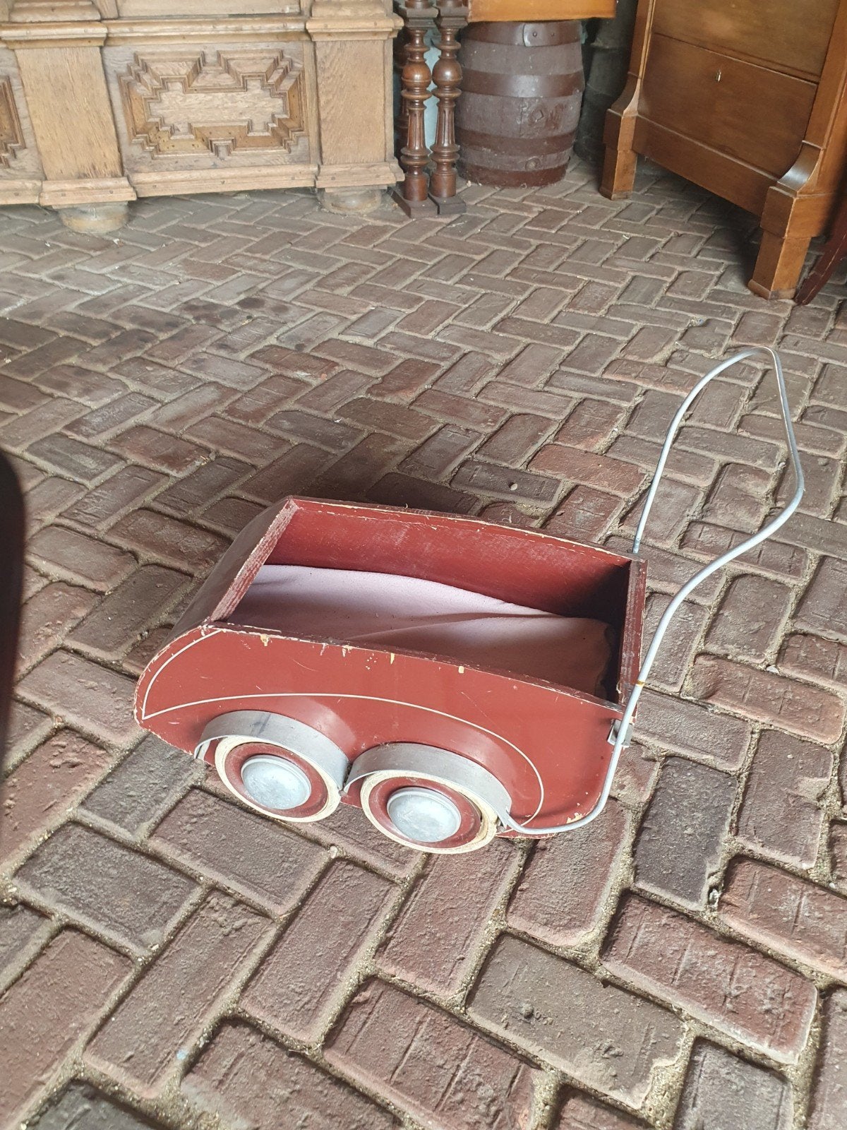 antiek poppenkarretje, Antiek en Kunst, Ophalen