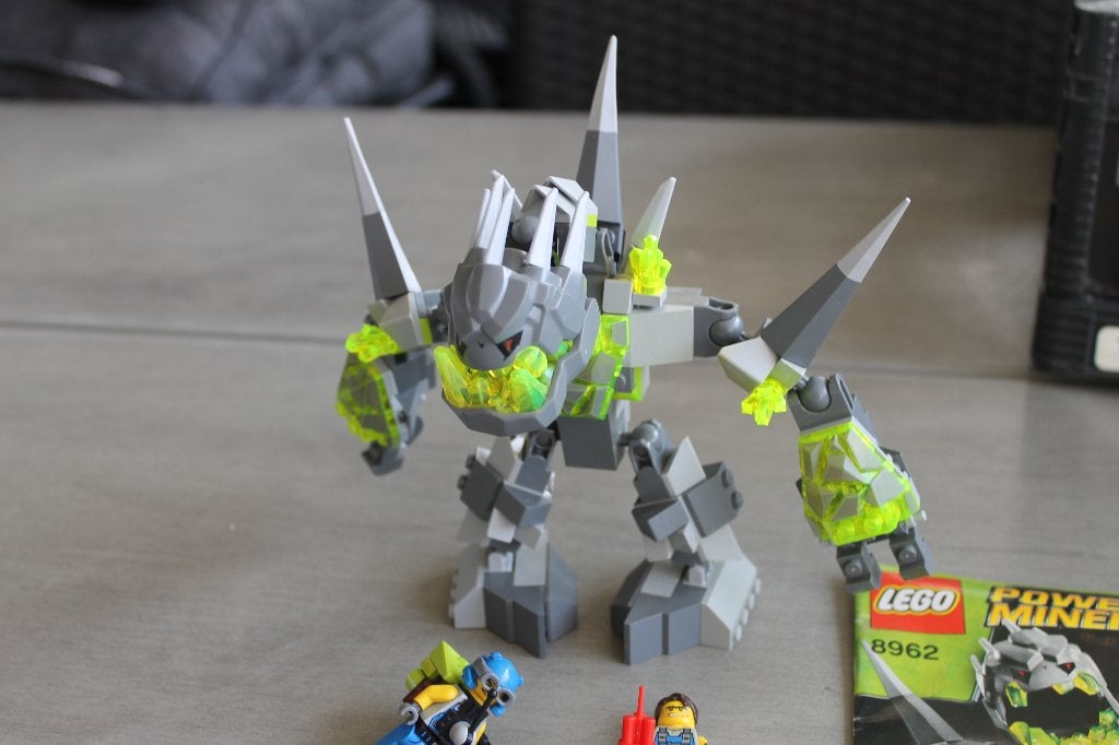 lego powerminers. kristalkoning 8962, Overige thema's, Lego, Ophalen of Verzenden, Zo goed als nieuw