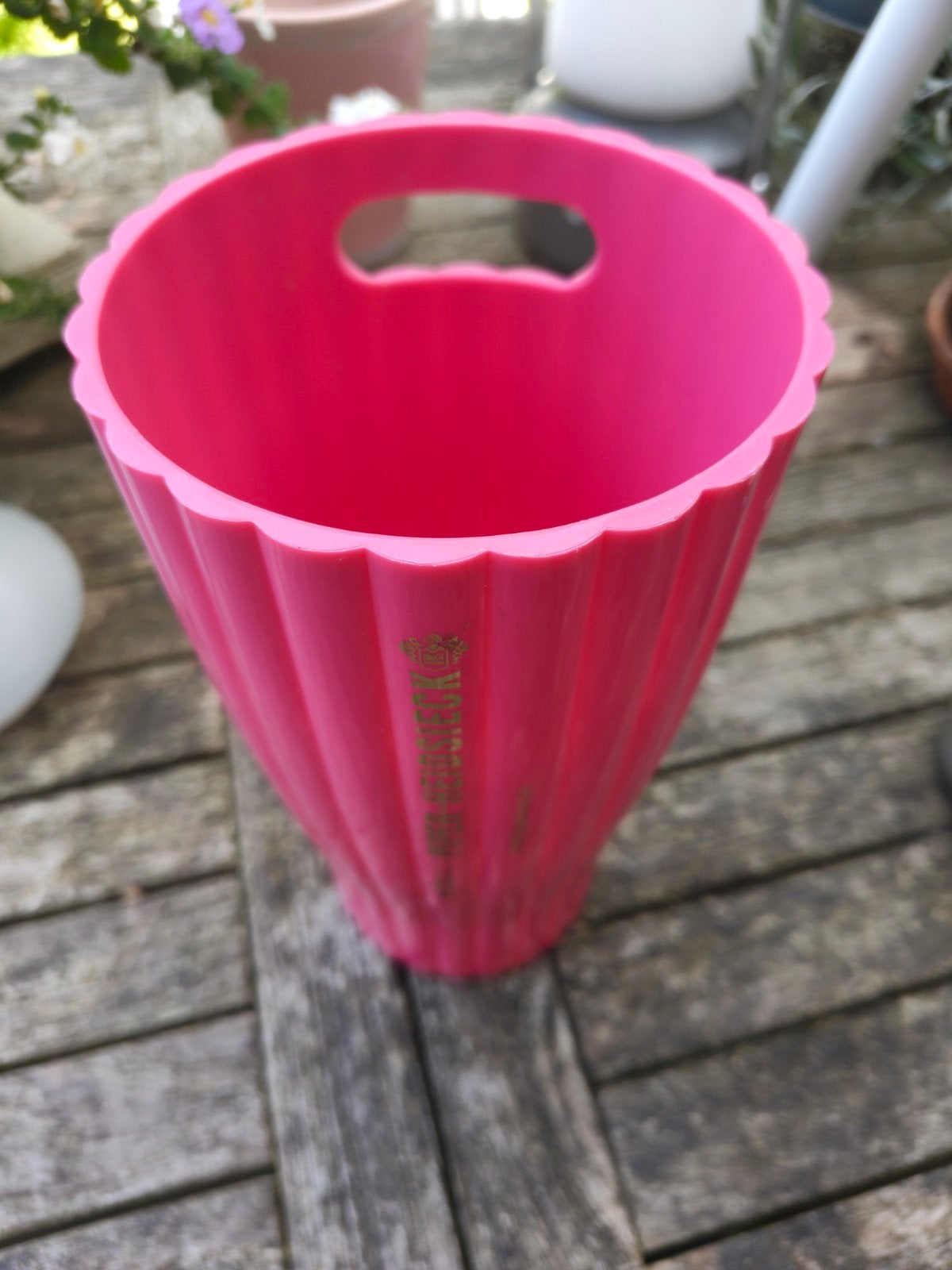 Champagnekoeler Piper Heidsieck, design Gaultier, Ophalen of Verzenden