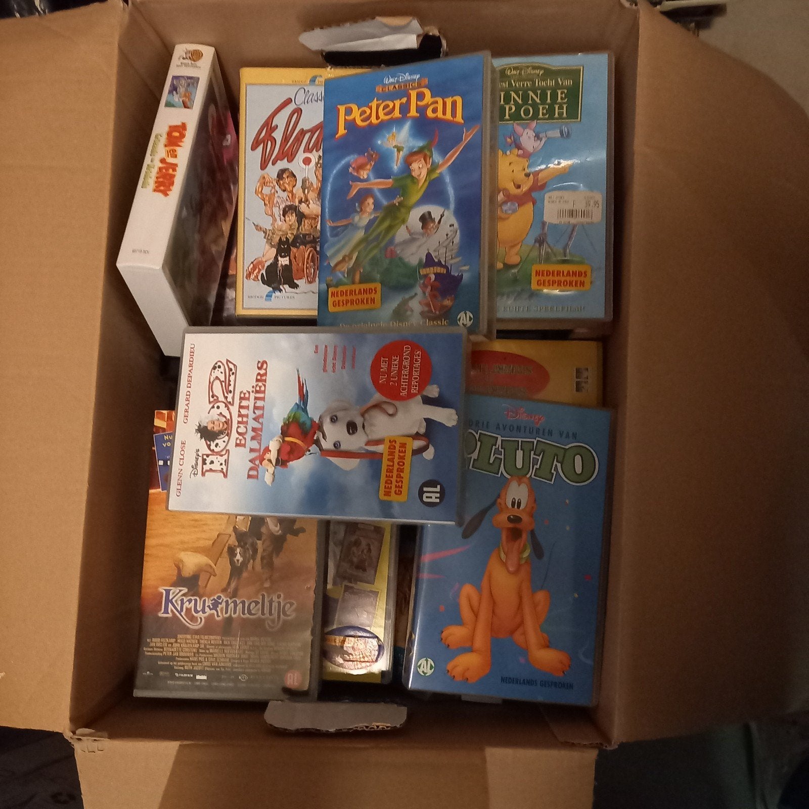 VHS Disney films:, Nederlands ondertiteld, Gebruikt, Alle leeftijden, Kinderfilm