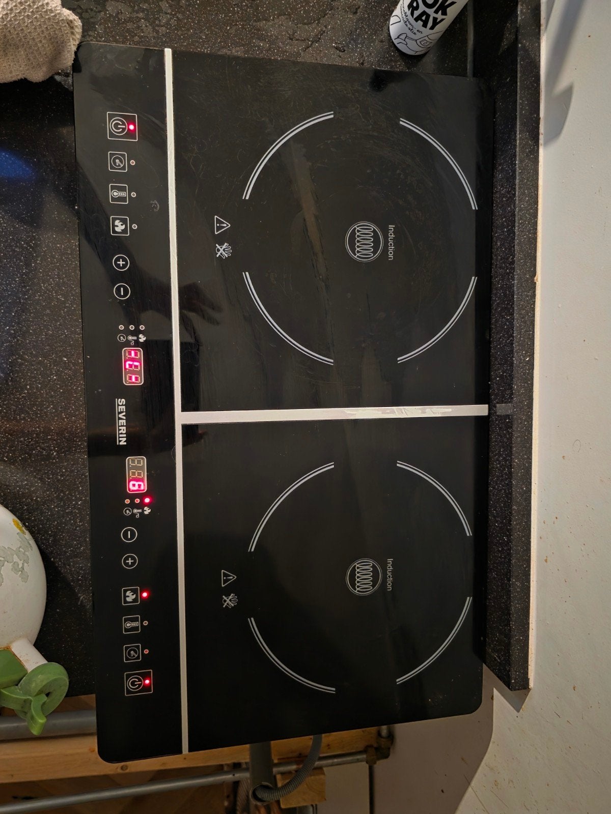 Compacte Inductiekookplaat - Severin, Ophalen, Gebruikt, Minder dan 85 cm, 3 kookzones of minder