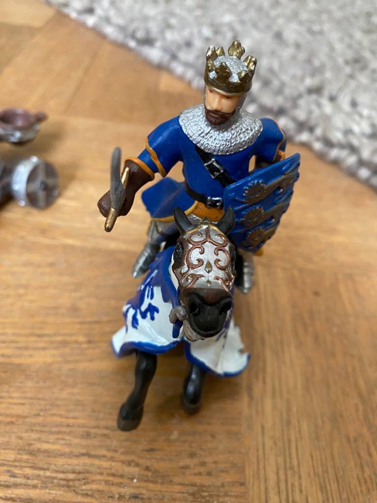 Set van 11 Papo ridders en 5 paarden, Verzamelen, Ophalen of Verzenden, Zo goed als nieuw