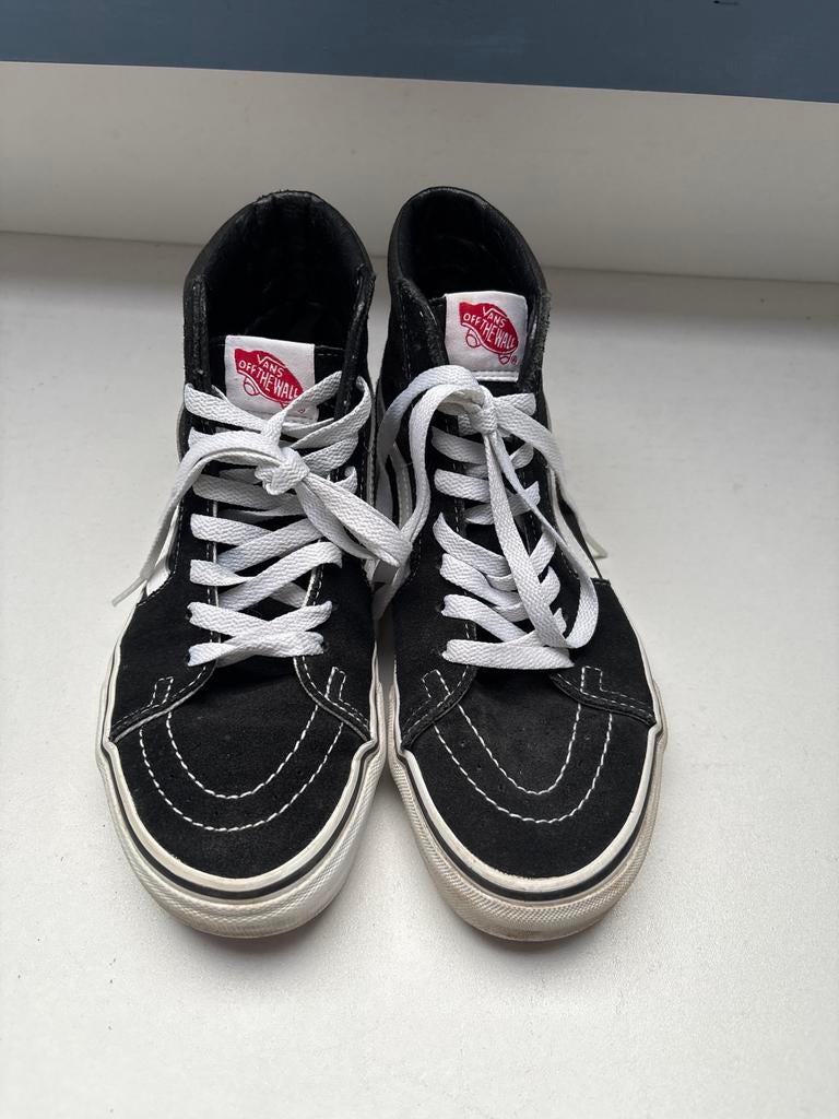 Leuke old school Vans - Maat 38, Ophalen of Verzenden, Zo goed als nieuw, Zwart, Sneakers of Gympen