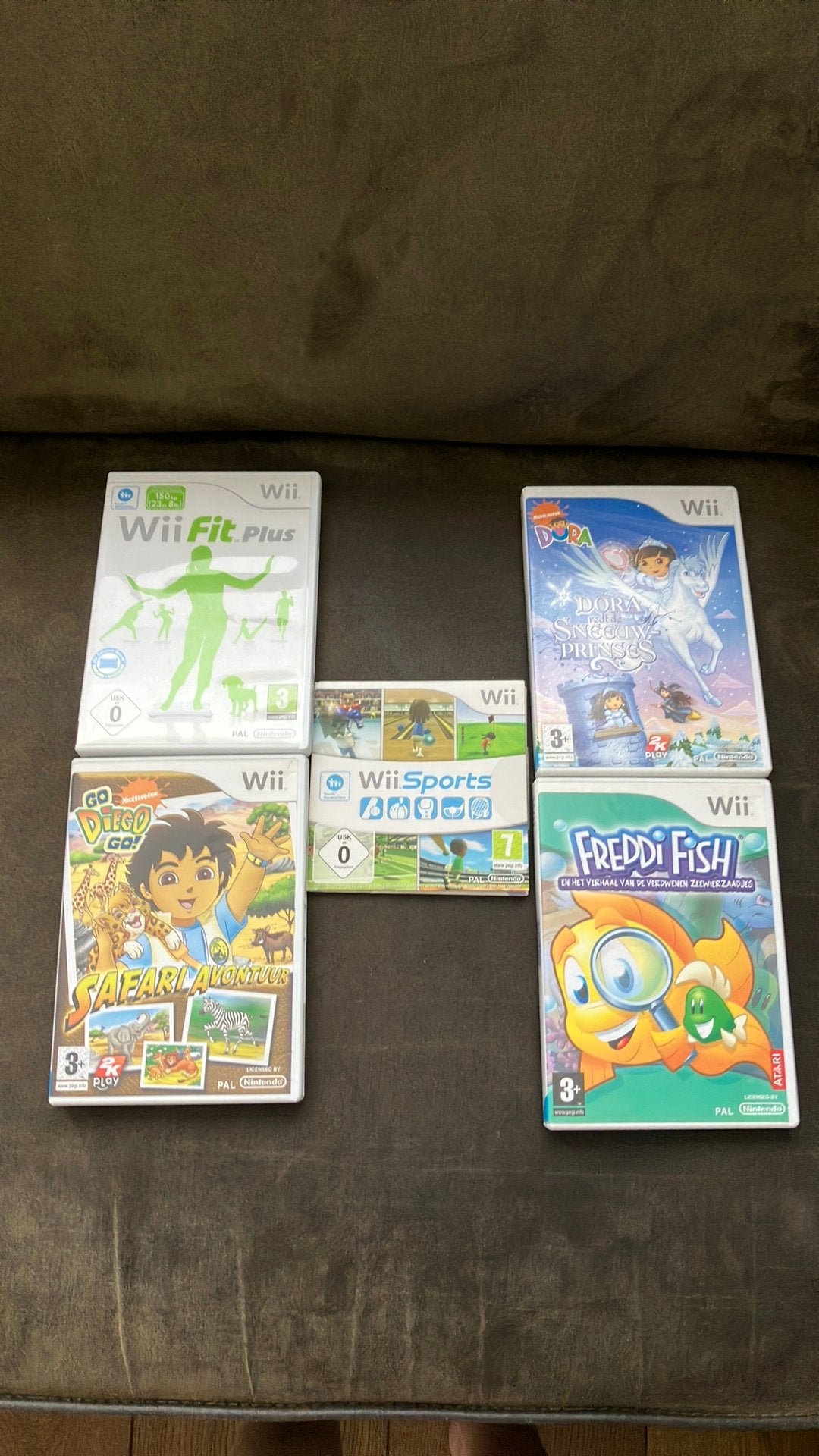 Diverse wii spellen: zie omschrijving, Ophalen, Overige genres, 1 speler, Zo goed als nieuw