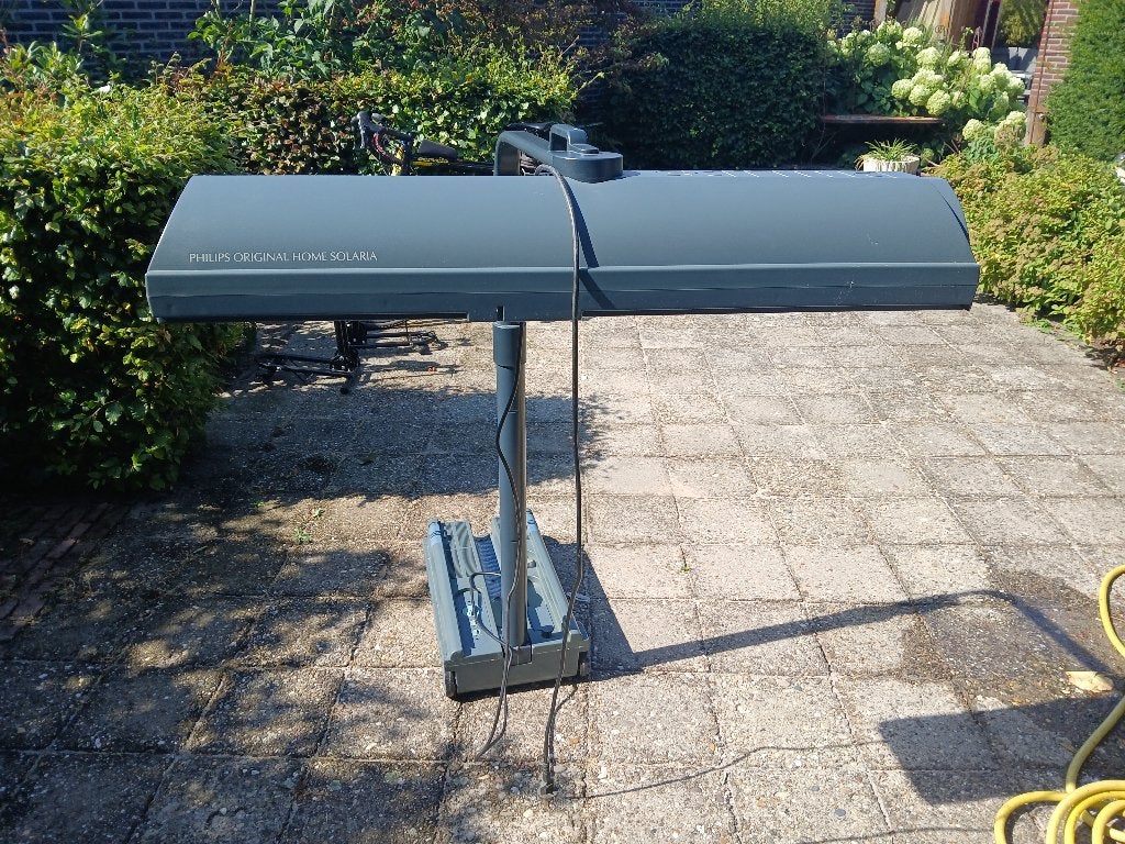 zonnehemel inklapbaar, Ophalen, Gebruikt, Zonnebank enkelzijdig, Minder dan 10 lampen