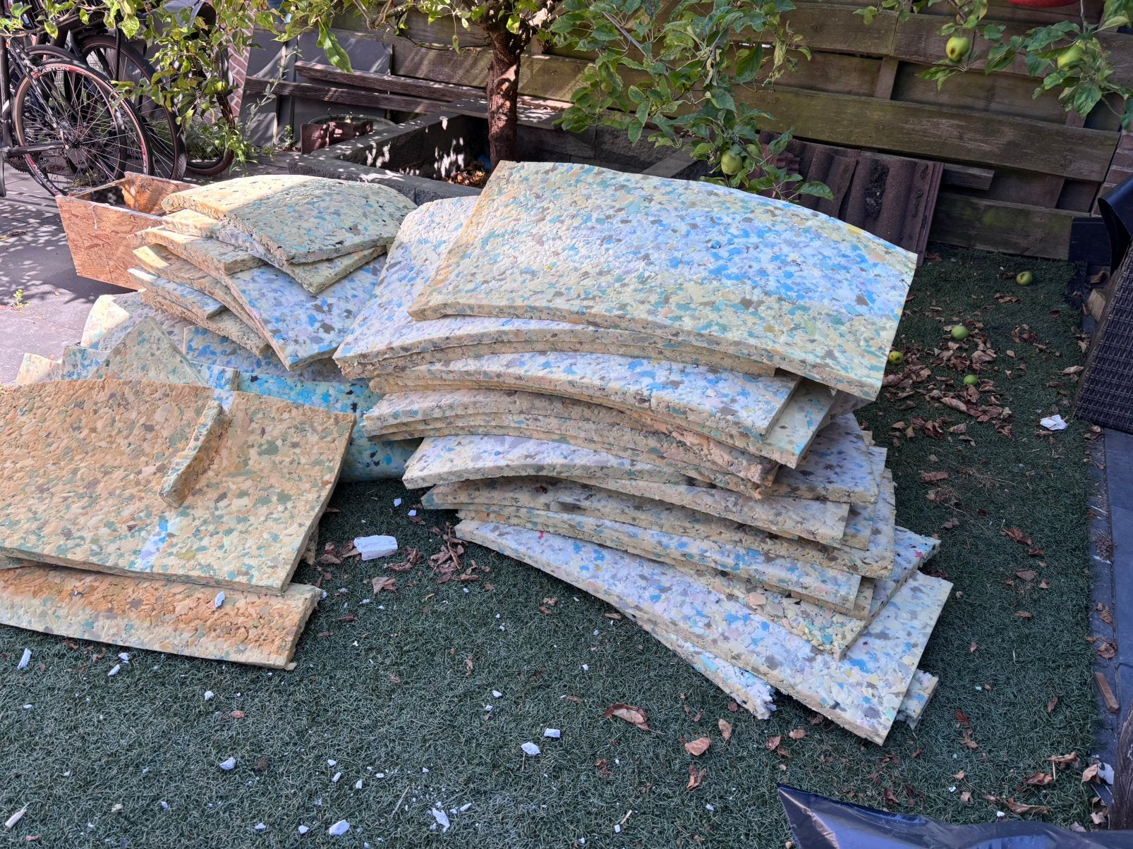 Isolatiematten 50 cm bij 1 meter, Doe-het-zelf en Verbouw, Isolatie en Afdichting, Overige materialen, Gebruikt, 15 m² of meer