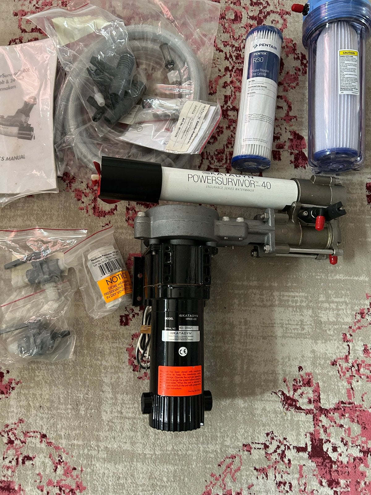 Katadyn PowerSurvivor 40E Watermaker 12V/24V, Ophalen of Verzenden, Nieuw, Kombuis en Sanitair