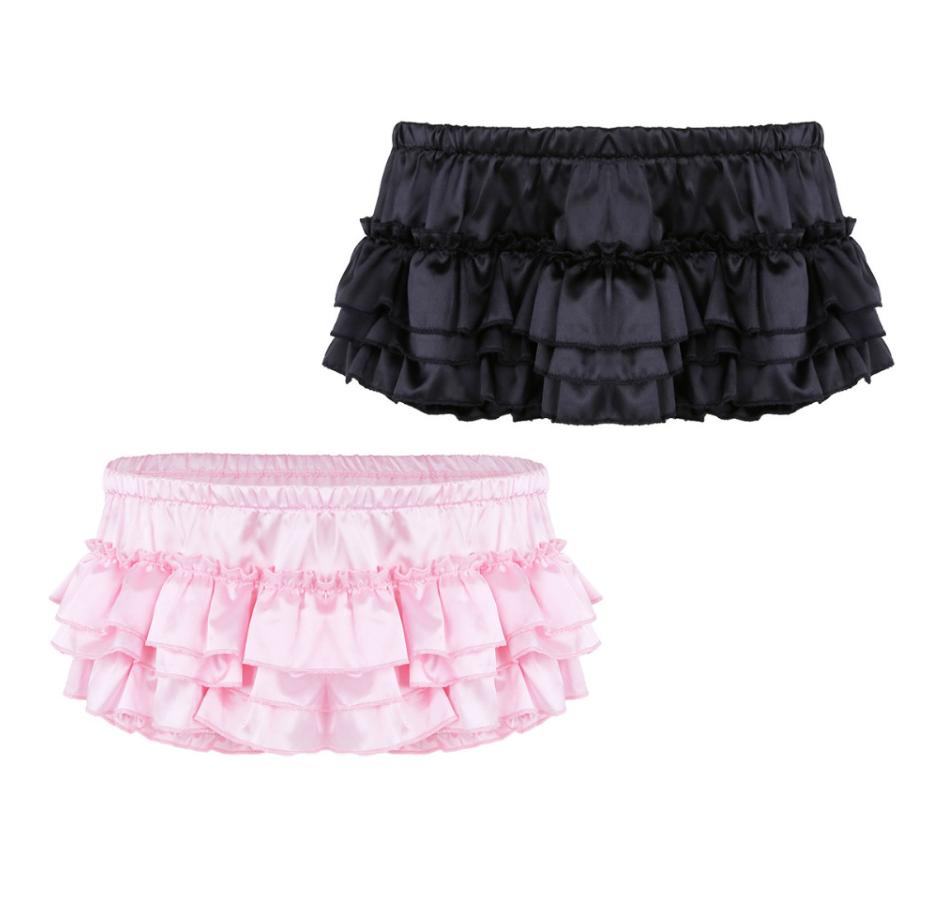 Roze zwarte sissy onderbroek / slip lingerie heren sexy, Verzenden, Overige kleuren, Overige typen