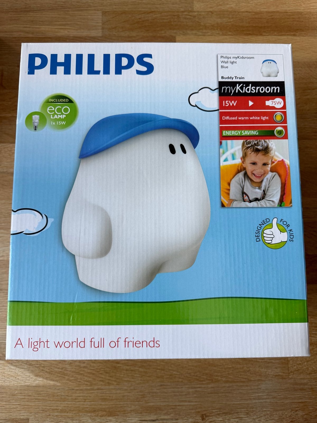 Philips myKidsroom Buddy Train wandlamp - Nieuw in doos, Ophalen, Wit, Kunststof, Philips